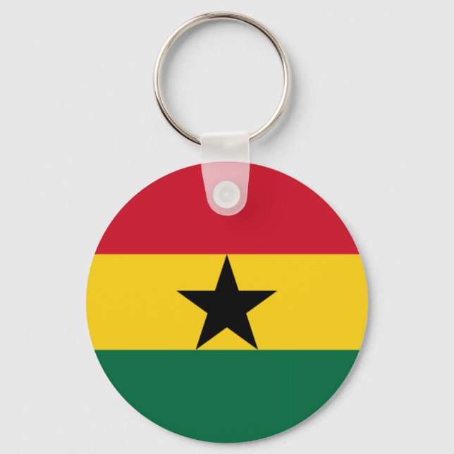 Flag of Ghana Keychain (Front)