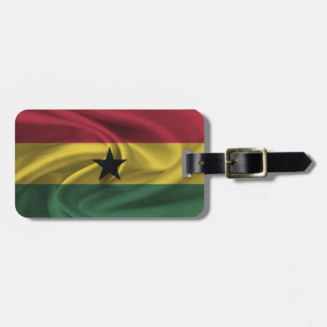 Flag Of Ghana Luggage Tag (Front Horizontal)