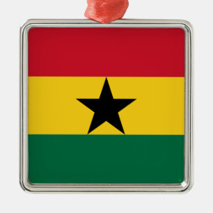 Flag of Ghana Metal Ornament