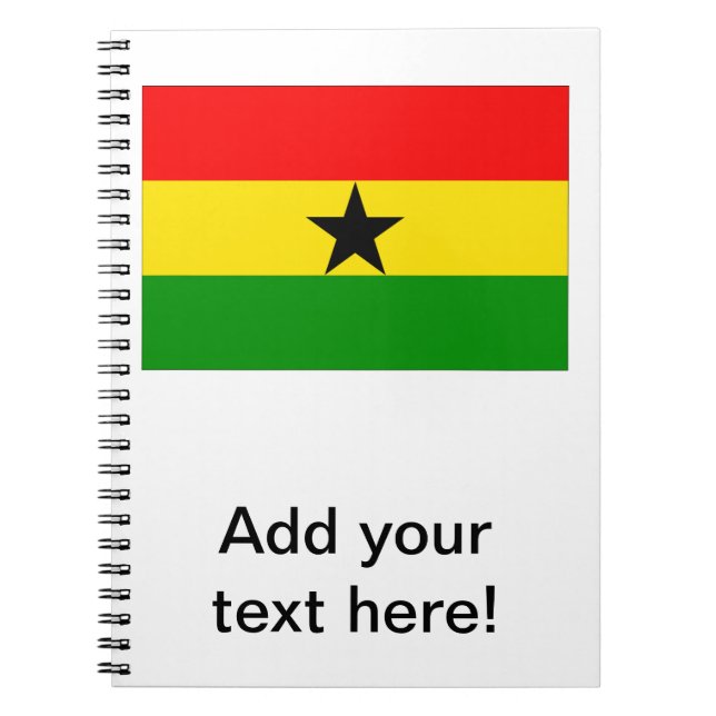Flag of Ghana Notebook (Front)