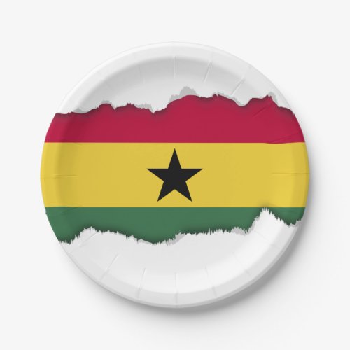 Flag of Ghana Paper Plates