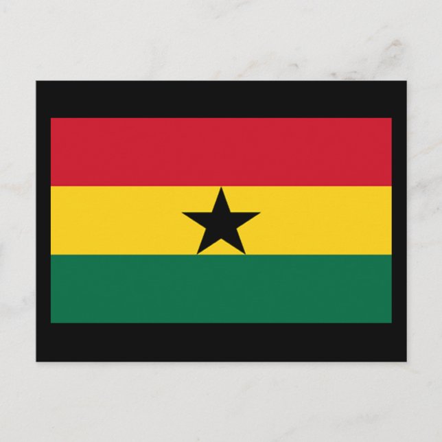 Flag of Ghana Postcard (Front)