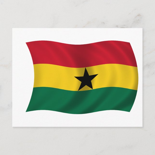 Flag of Ghana Postcard (Front)