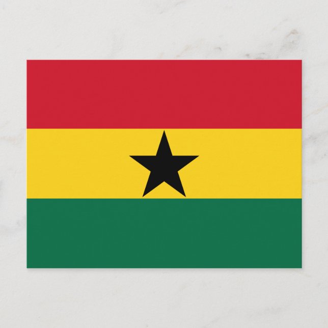Flag of Ghana Postcard (Front)