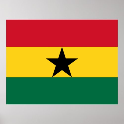 Flag of Ghana Poster