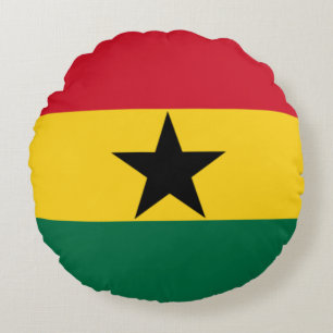 Flag of Ghana Round Pillow