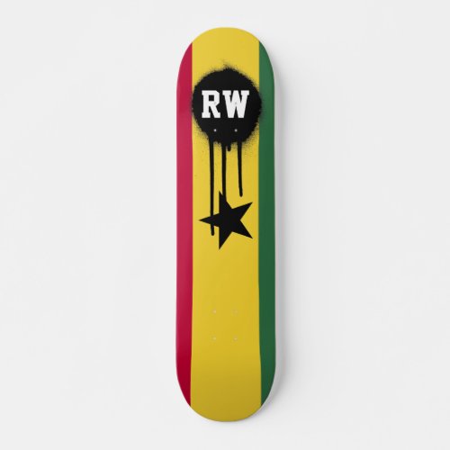 Flag of Ghana Skateboard Deck