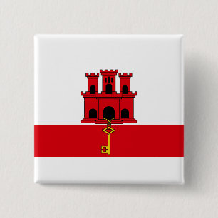 Flag of Gibraltar Button