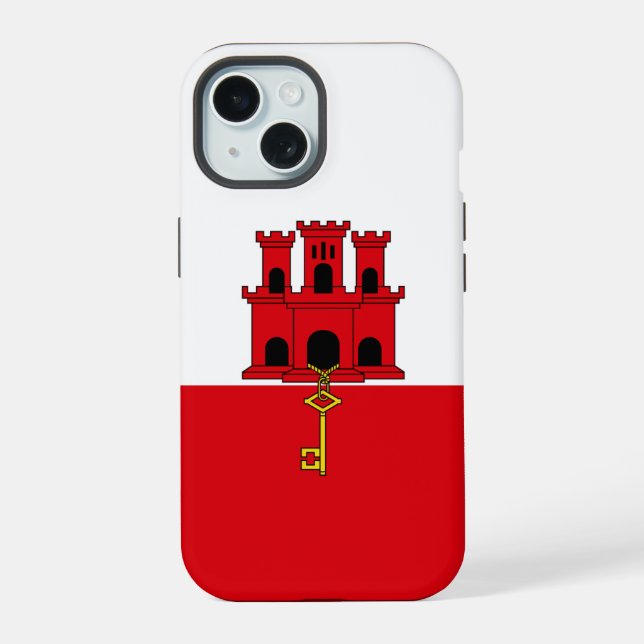 Flag of Gibraltar Iphone Case (Back)