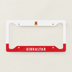Flag of Gibraltar License Plate Frame