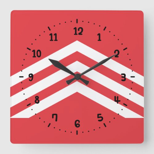 Flag of Glamorgan Square Wall Clock