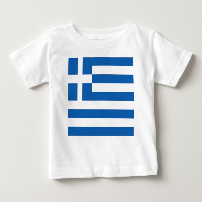Flag of Greece Baby T-Shirt (Front)