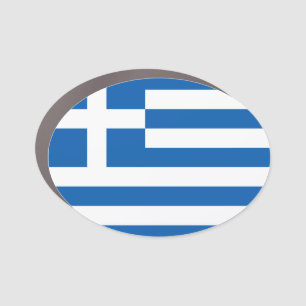 Flag of Greece Car Magnet