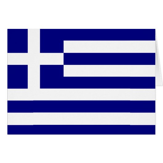 Flag of Greece Cards (Front Horizontal)