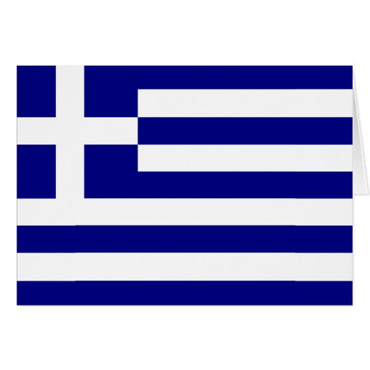 Flag of Greece Cards (Front Horizontal)