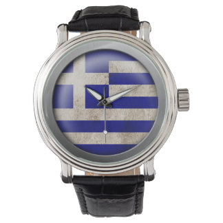 Flag of Greece Disc Watch