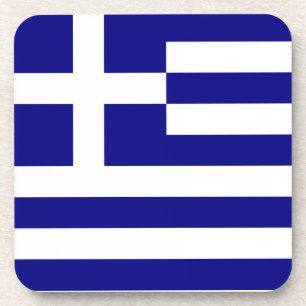 Flag of Greece Drink Coaster