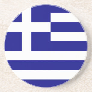 Flag of Greece Drink Coaster