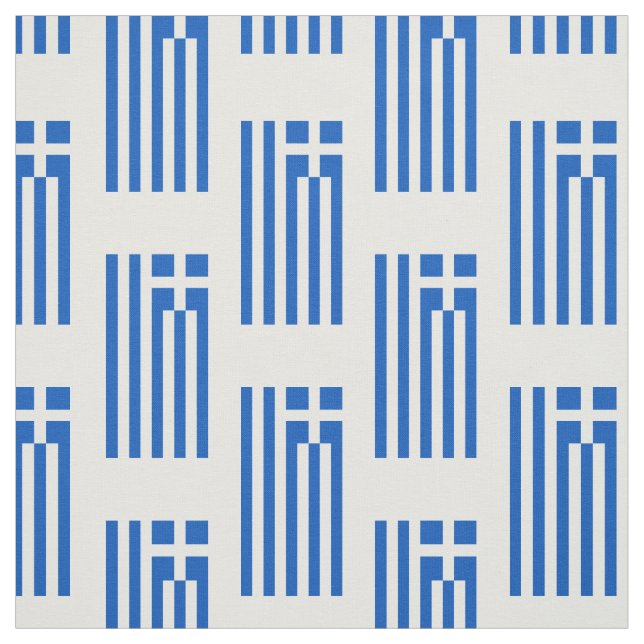 Flag of Greece Fabric (Swatch)