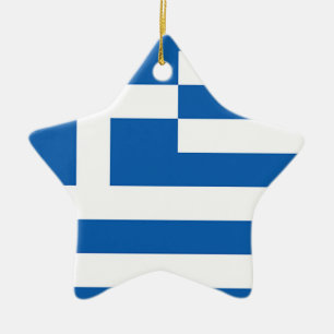 Flag of Greece, Greek Ceramic Ornament