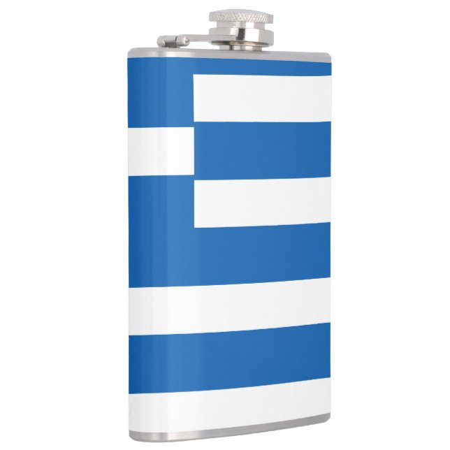 Flag of Greece Greek Flag Flask (Right)