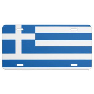 Flag of Greece Greek Flag License Plate