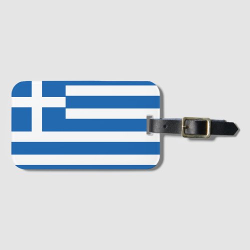 Flag of Greece Greek Flag Luggage Tag
