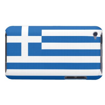 Flag Of Greece Ipod Touch Case by StillImages at Zazzle