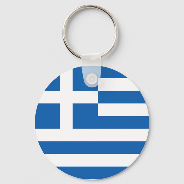 Flag of Greece Keychain (Front)