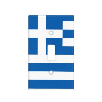 Flag Of Greece Light Switch Cover by kfleming1986 at Zazzle