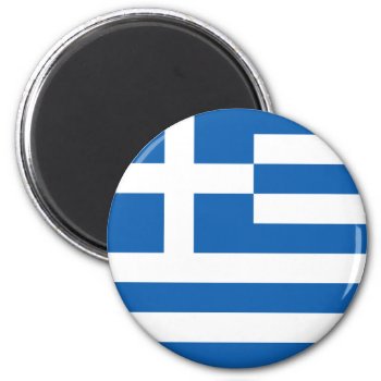 Flag Of Greece Magnet by StillImages at Zazzle