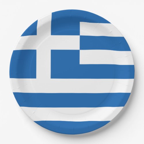 Flag of Greece Paper Plates