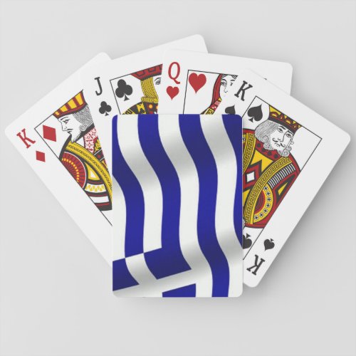 Flag of Greece Poker Cards