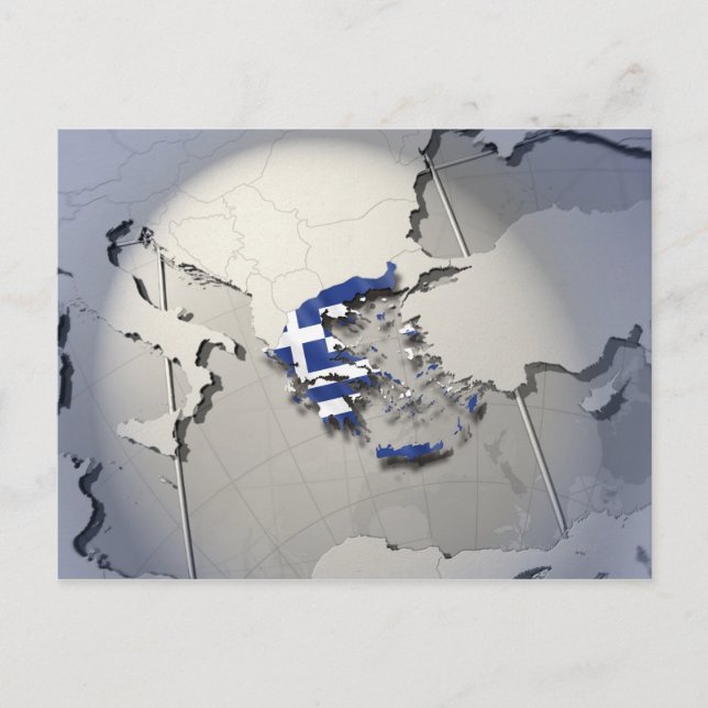 Flag of Greece Postcard (Front)