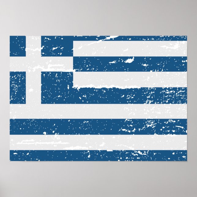 FLAG OF GREECE POSTER (Front)