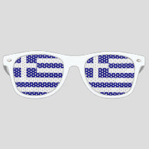 Flag of Greece Retro Sunglasses