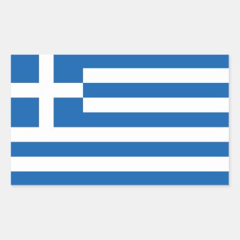 Flag Of Greece Sticker by StillImages at Zazzle