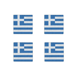 Flag of Greece Stone Magnet