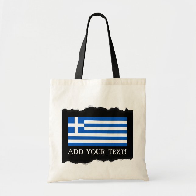 Flag of Greece Tote Bag (Front)