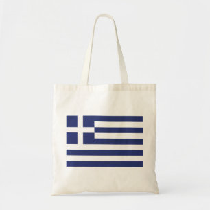 Flag of Greece Tote Bag