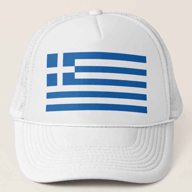 Flag of Greece Trucker Hat (Front)
