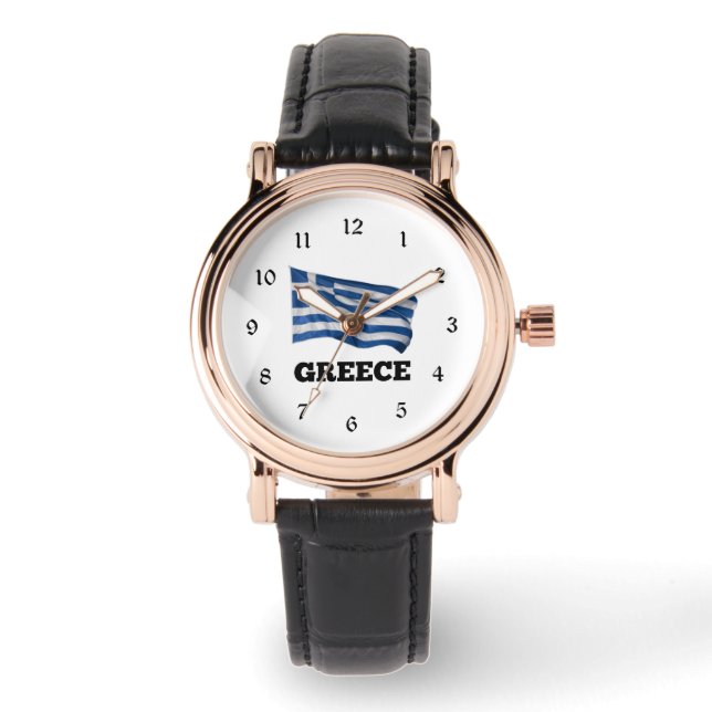 Flag of Greece Watch (Front)