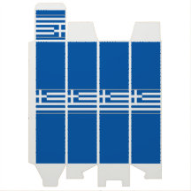 Flag of Greece Wine Gift Box