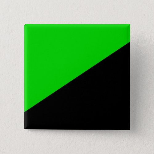 Flag of Green Anarchism Button