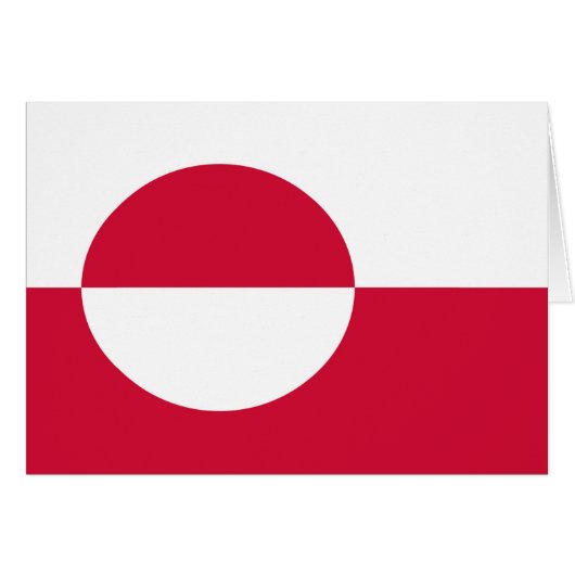 Flag of Greenland (Front Horizontal)