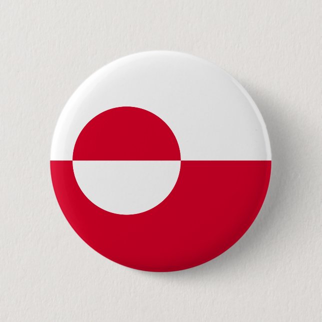 Flag of Greenland Button (Front)
