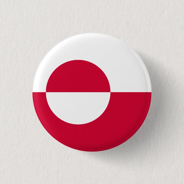 Flag of Greenland Button (Front)