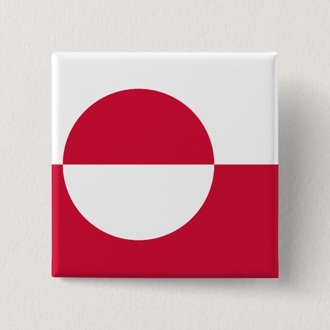 Flag of Greenland Button (Front)