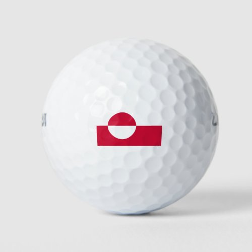 Flag of Greenland Golf Balls