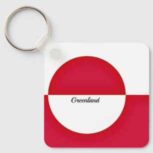 Flag of Greenland Keychain